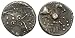 Celts, Central Gaul, Aedui, c. 80 - 60 B.C.; Silver Quinarius