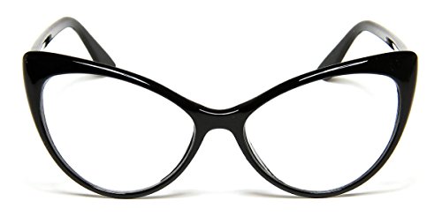 Vintage Fashion Retro Womens Cat Eye Nikita Sunglasses Clear Lens Eyeglasses