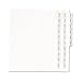 Avery 01370 - Avery-Style Legal Side Tab Divider, Title: Exhibit A-Z, Letter, White-AVE01370