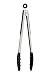 from Zing Premier Housewares Zing Silicone Tongs, Black Model 0804923