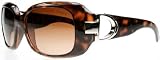 Ralph Lauren Women's 8044 Dark Tortoise Frame/Brown Gradient Lens Plastic Sunglasses