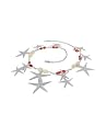 Forzieri Collier en argent et gemmes &eacute;toiles de mer