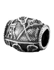 Genuine Zable (TM) Product. 925 Sterling Silver Lacrosse Bead Charm. 100% Satisfaction Guaranteed.