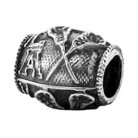 CleverEve's Lacrosse School Sports Sterling Silver Bead