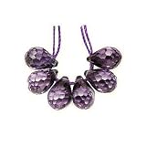 Cubic Zirconia CZ Briolettes Teardrop 6 X 9mm 