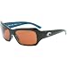 Costa Del Mar Parismina Polarized Sunglasses - Polycarbonate Lens Black/Dark Vermillion CR-39, One Size