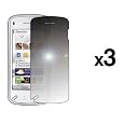 3 Pack of Premium Reusable LCD Mirror Screen Protectors for Nokia N97 [Accessory Export Brand]