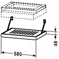 Duravit Shelf 6439-67
