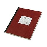 National Brand Computation Notebook, 4 X 4 Quad, Brown, Green Paper, 11.75 x 9.25 Inches, 75 Sheets (43648)