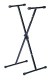 Kinsman KS17 Black Heavy Duty Keyboard Stand