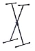 Electronics : JHS KS17 Black Heavy Duty Keyboard Stand