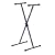 JHS KS17 Black Heavy Duty Keyboard Stand