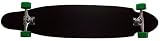Moose Black Kicktail Longboard Complete