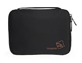 Produkt-Bild: Tucano Youngster Cable Pouch Kabeltasche aus weichem, strapazierf&auml;higem Polyester mit Tragegriff schwarz
