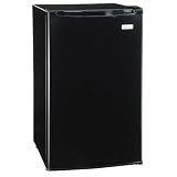 Magic Chef 4.4 Cu Ft Refrigerator Black, Push-button Defrost MCBR445B2