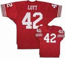 Ronnie Lott, San Francisco 49ers Almost Authentic (No Tags) Throwback Football Jersey