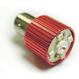Automotive 1156 High Power LED Light Bulb 5W 120&deg; Red color 2pcs 