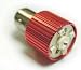 Automotive 1156 High Power LED Light Bulb 5W 120° Red color 2pcs