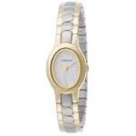 SAVE $5.99 - Carriage by Timex Women's Two-Tone Oval Case Faux MOP Dial Two-Tone Expansion Band Watch #C3C224 $23.96
