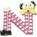 N - Teddy Bear Letter