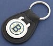 Boston Bruins Leather Keychain