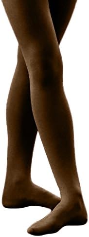 Alan Sloane Solid Colored Tights Brown Small