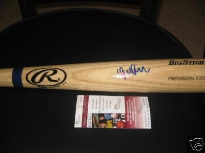 Yunel Escobar Signed Bat - Jsa coa Big Stick - Autographed MLB Bats