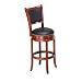 ACME 07196 Cherry Finish Wood 29"H High Back Swivel Bar Stool