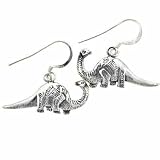 Sterling Silver Reptile Dinosaur Earrings