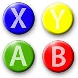 Set of 4 - XBOX 360 CONTROLLER BUTTONS - 1.25