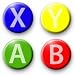 Set of 4 - XBOX 360 CONTROLLER BUTTONS - 1.25 MAGNETS ~ Button Icons