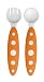 Boon ModWare - Toddler Utensils - Orange/White