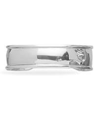 MMA Silver - 19mm Cuff with Polished Edge
