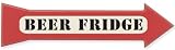 Beer Fridge Sign 23x6 Multi