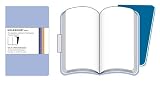 moleskine x-small plain volant blue (set of 2)