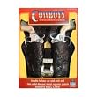COWBOYS Toy Replica STAGECOACH DOUBLE HOLSTER SET (belt, two die-cast & plastic repeater pistols 8.5" long) Cap Gun Shoots Roll Caps!