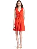 Suzi Chin Women's Ruffle Neck Dress