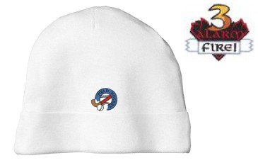 Embroidered Infant Rib Knit Beanie with the image of: 3 alarm logo