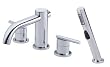 Danze Parma Chrome Roman Tub Faucet W/spray D305758