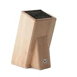 Universal Messerblock "TARRAGONA" unbestückt, Holzblock mit Borsteneinsatz, individuell bestückbar - CS-Systeme
