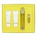 Perry Ellis 360 By Perry Ellis Womens Gift Set -- 3.4 Oz Eau De Toilette Spray + 3 Oz Shower Gel + 3 Oz Body Lotion + .25 Oz Mini