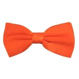 Solid Hot Orange Bowtie