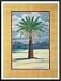 Art Poster Metal Framed Print - Canary Island Palm - Artist: Paul Brent- Poster Size: 32 X 24