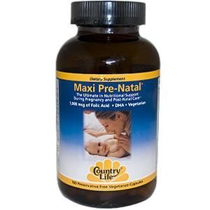 Black Friday Country Life Maxi Pre-natal Multi-vitamin/ Minimum for Pre-and Post Natal, 180-Count Deals