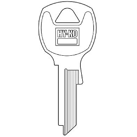 HY-KO 11010NA44 NATIONAL CABINET MAILBOX LOCK KEY BLANK PACK OF 10 by Hy-Ko