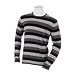 Kangol Blk Stripe Knit S7 Black Medium