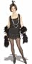 1920's CHICAGO FLAPPER DRESS (SIZE 12-14)