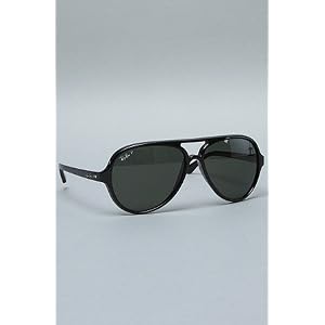 Ray Ban The 59mm Cats 5000 Sunglasses in Black Polarized,Sunglasses for Unisex