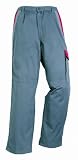 Arbeitshose ""Kontrast"" Design 281-0-426-60 Hose, 65 % Polyester, 35 % Baumwolle, Gr&ouml;&szlig;e 60, Farbe: grau-rot