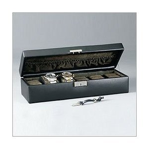 Ragar GQ in Genuine Leather Watch Case, Holds (6) Watches